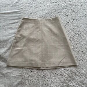 Wilfred Cream Mini Skirt